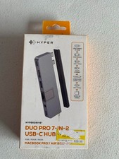 Targus Hyper Products HD28C-GRAY New Hyperdrive Duo 7-in-2 Perp Usb-c Hub Gray picture