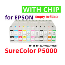11 Empty Refillable Ink Cartridge for SureColor SC P5000 Printer T913 913 picture