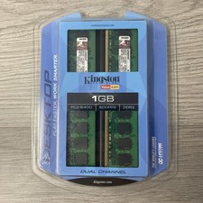Kingston Technology Value RAM 1GB DDR2 800MHz (PC2-6400) KVR800D2K2/1GR NEW picture