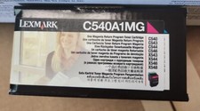 Genuine Lexmark C540A1MG Magenta Return Program Toner Cartridge picture