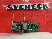 LOT OF 2 Dell 0F169G Broadcom 5709 Dual Port 1Gb PCIe Ethernet Network Card picture