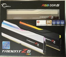 G.SKILL TRIDENT Z5 RGB 32GB (2 X 16GB) DDR5 6000MHz CL36 Silver-OPEN BOX picture