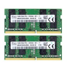 Hynix 32GB (2X16GB)3200MHz PC4-25600 Laptop SODIMM Memory Ram HMA82GS6DJR8N picture