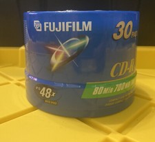 Fujifilm CD-R 80 Min 700MB 30 Pack Upto 48X Write Speed Factory Sealed picture