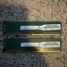 SK Hynix 16GB (2X8GB) 1RX8 PC4-2400T-UA2-11 HMA81GU6AFR8N-UH DDR4 RAM picture