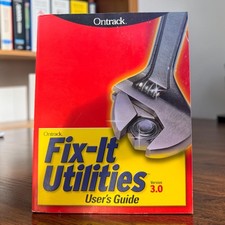 Ontrack Fix-It Utilities Users Guide Version 3.0 PC Repair Manual Only 1999 picture