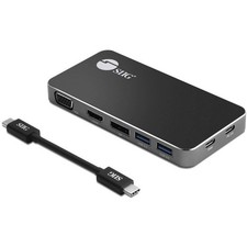 SIIG Triple Display USB-C MST Video Travel Docking with 100W PD Pass Through picture