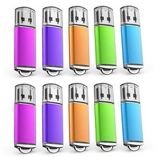 10PCS Mini USB 2.0 Flash Drives Mixed Color 1-4GB Bulk Storage Pen Drive U Disk picture