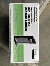 BRAND NEW Plugable UD3900 USB 3.0 Dual Monitor Docking Station HDMI DVI Ethernet picture