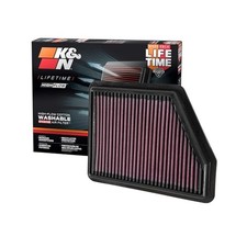 K&N High-Flow Original Lifetime Engine Air Filter: Increase Power: Premium, W... picture