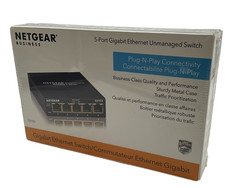 NEW NETGEAR ProSafe GS105 5 Port Gigabit Desktop Switch picture