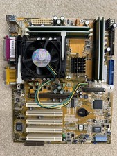 Asus P4T-E  ATX Desktop PC Motherboard Intel Socket 478 w/CPU, Fan and Ram picture