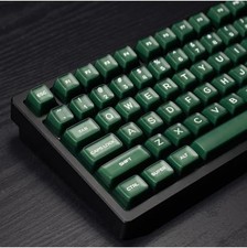 Keycaps Set 142 Pcs PBT Doubleshot RSA Dark Green Translucent Mechanical picture