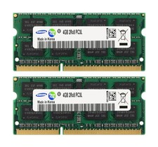 Samsung DDR3L 8GB KIT 2x4GB PC3-12800S 1600MHz 1.35V SODIMM Notebook memory RAM picture