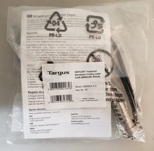 Targus ASP66GLX-S Defcon Trapezoid Serialized Combo Cable Lock NEW *SEALED* picture