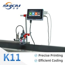 12.7mm Auto Online Inkjet Coder Printer Date Batch No Conveyor for Factory Line picture