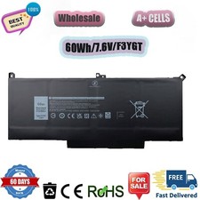 2PCS F3YGT DM3WC Battery for Dell Latitude 12 13 14 E7280 E7480 7480 7490 7380 picture