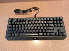 Razer BlackWidow Chroma V2 Black RZ03-02031600-R3M1 Orange Switches- Used picture