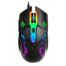 Bajeal Mouse for Gaming Mouse 6 Buttons Marquee Lights USB Mechanic picture