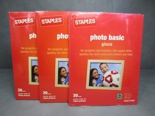 Lot of 3 Staples Photo Basic 