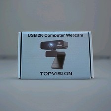 2K QHD Webcam with Microphone and Stand, Plug and Play Streaming Computer Camera picture