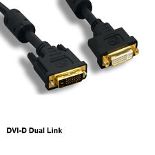 Kentek 10 ft DVI-D 24+1Pin Dual Link Cable Digital Male/Female Extension HDTV PC picture