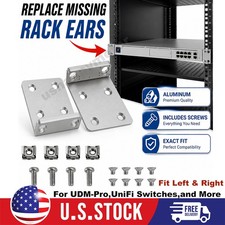 Lost Rack Ears? Replacement Rack Ears Mounts For UDM-Pro UniFi Switches & Screws picture