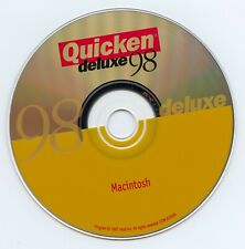 Quicken Deluxe 98 Macintosh Mac Edition Software CD Vintage New picture