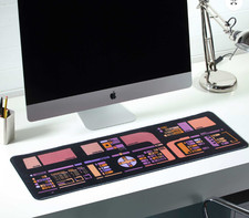 Star Trek Desk Mat: U.S.S. Enterprise NCC-1701-D Ops Station Lcars picture