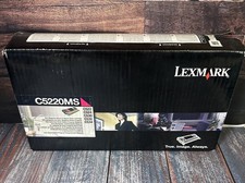OEM Lexmark C5220MS Magenta Toner Cartridge Genuine New Sealed C522 C524 C534 picture