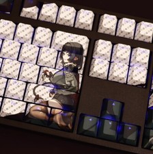 Zenless Zone Zero Jane Doe Keycap PBT Cherry MX 108 Keys For Mechanical Keypad picture
