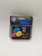 Genuine HP 63/65 Tri-Color Standard Yield Ink Cartridge B7RT2AN New Date 12/27 D picture