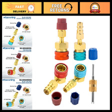 R1234yf Adapter Kit - Self-Sealing Can Tap & Quick Coupler for R134a Conversion picture