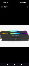 Crucial Ballistix RGB DDR4 SDRAM DIMM 288-Pin Desktop RAM 2-Module Kit picture