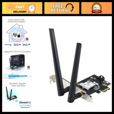 WiFi 6 PCIe Adapter, AX1800, Bluetooth 5.2, Ultra-Low Latency, 2 Antennas, 1800M picture