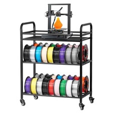 VEVOR 3D Printer Filament Storage Rack 3 Tier Filament Spool Holders Racks picture