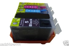 4 pack Refillable ink cartridges for Canon PGI-5 CLI-8 PIXMA MX700 iP3300 iP3500 picture