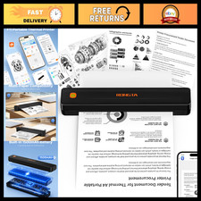 Wireless Thermal Portable Printer - Bluetooth Mobile Inkless Printer for Travel, picture