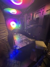 Gaming Pc 16gb DDR3 Rx 580 Rgb Fans Micro Itx Gigiabyte GA-H81M-S2H GSM 1TB HDD picture