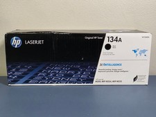 HP 134A W1340A Black Original LaserJet Toner Cartridge Genuine OEM New Sealed picture