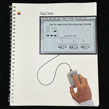 Vintage Apple MacDraw released 1984 User Guide Manual Vector Graphics WYSIWYG picture