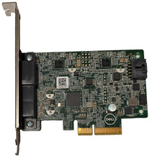 Dell 0P1XY1 Thunderbolt 3 PCIe x4 Add-In Card 40Gbps Dual Port Expansion Adapter picture