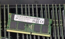 Micron 32GB DDR4 3200 Laptop ECC SODIMM RAM PC4-25600 MT A18ASF4G72HZ-3G2B2 picture