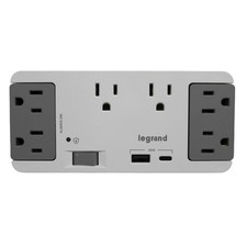On-Q AC1062 6 Outlet Surge Protector with USB-A USB-C picture