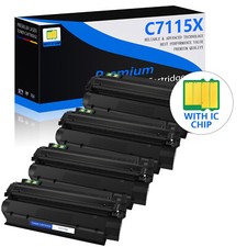 4PK C7115X Hi-Yield Toner Cartridge for HP LaserJet 1200 3300 3310 3320 3380 picture