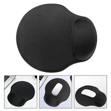 3Pcs Reusable Black Wrist Rest Mouse Pads Ergonomic Mouse Mat for Office picture