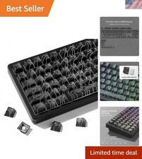 RGB Backlit Topographic Mechanical Keycap Set - Perfect for Gamers (119 Keys) picture