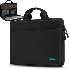 Stylish 13-14 Inch Computer Briefcase Sleeve with Side Pocket for Essentials picture