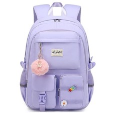 abshoo Big Student Laptop Backpack For College Women Middle Large, Purple picture