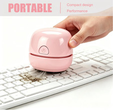 Desktop Vacuum Cleaner USB Rechargeable Mini Keyboard Dust Keyboard Car Crumb picture